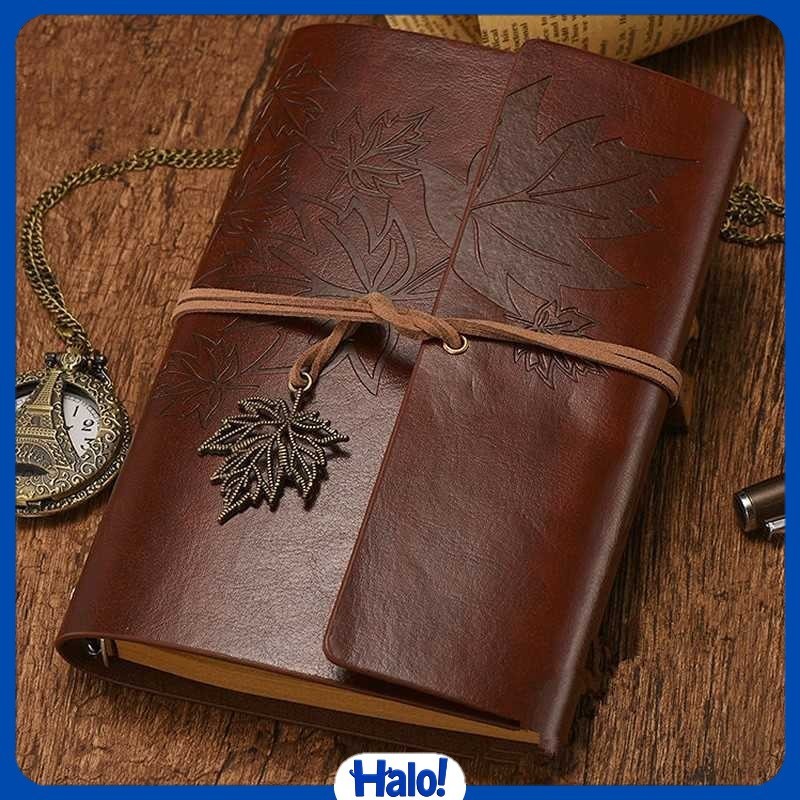 

Toddi AIMEE Buku Catatan Binder Notebook Cover Kulit Vintage Maple - AM-16