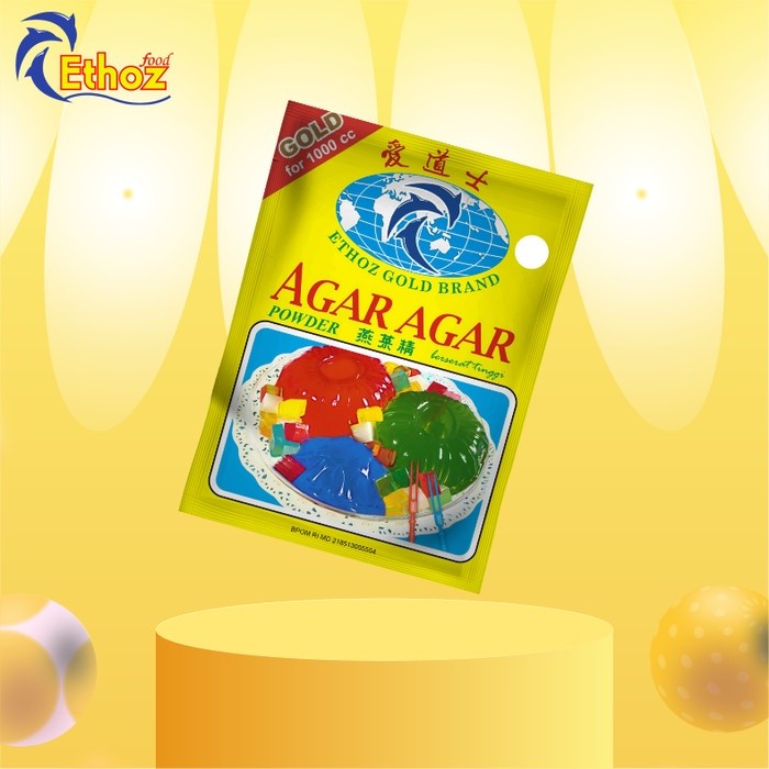 

Ethozfood Agar-agar LUMBA-LUMBA Gold All Varient - sachet 8g