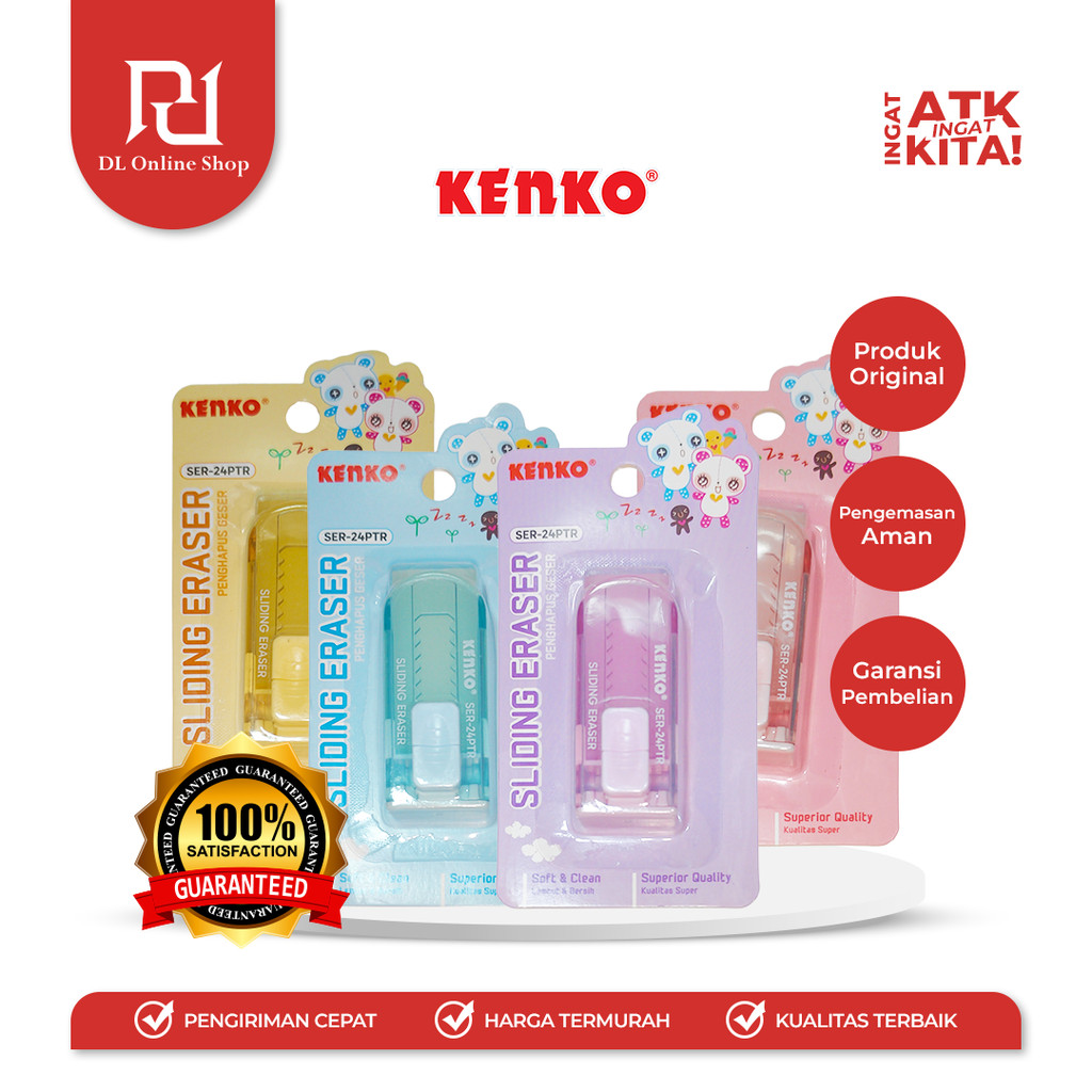 

KENKO PENGHAPUS GESER/ SLIDING ERASER SER-24PTR (1PC)