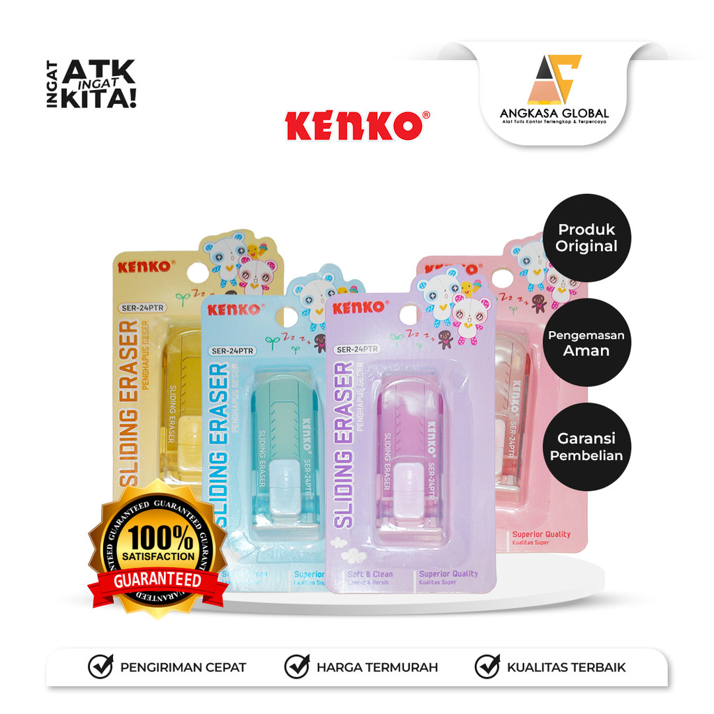 

KENKO PENGHAPUS GESER/ SLIDING ERASER SER-24PTR (1PC)