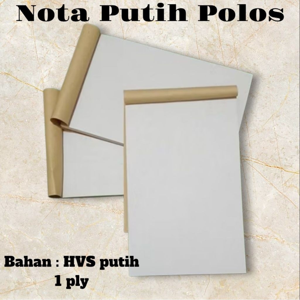

Nota Murah Putih Polos / Nota HVS putih / Note Murah