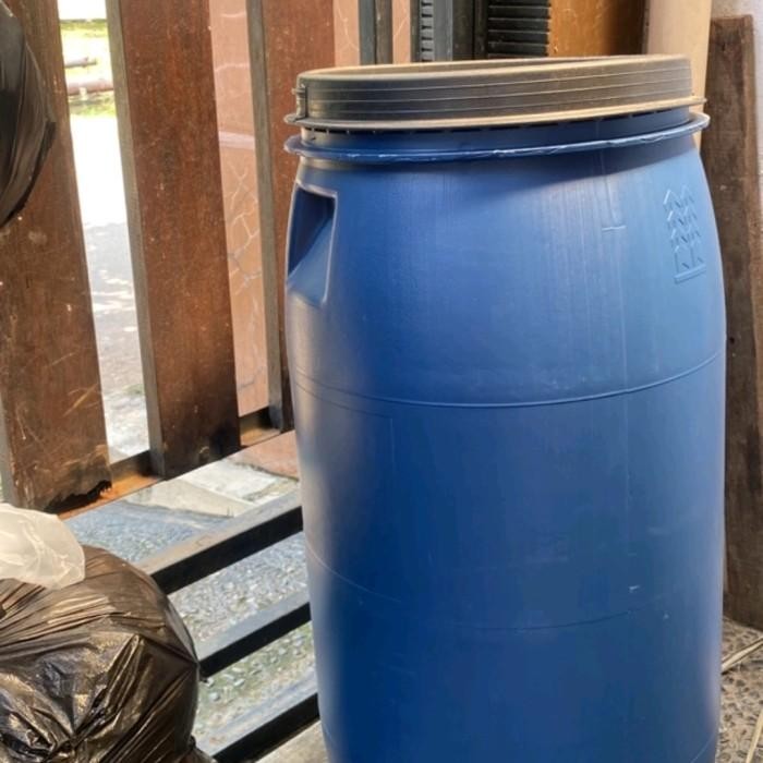 tong sampah,tong biru 80L,gentong air/drum - Biru