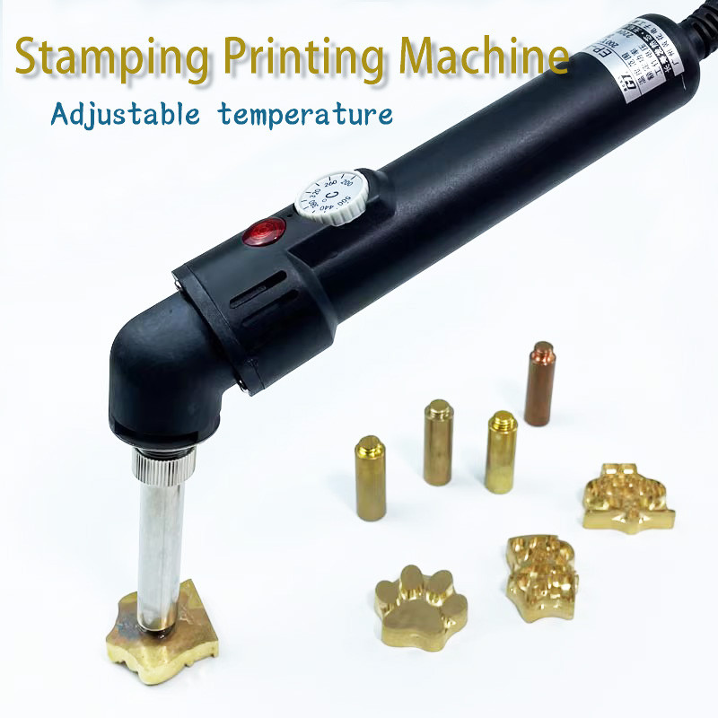 

Custom Leather Stamp Tool Embossing Electric Hot Stamping Machine Logo Printing Soldering Iron for Wood Food Cookie Cake