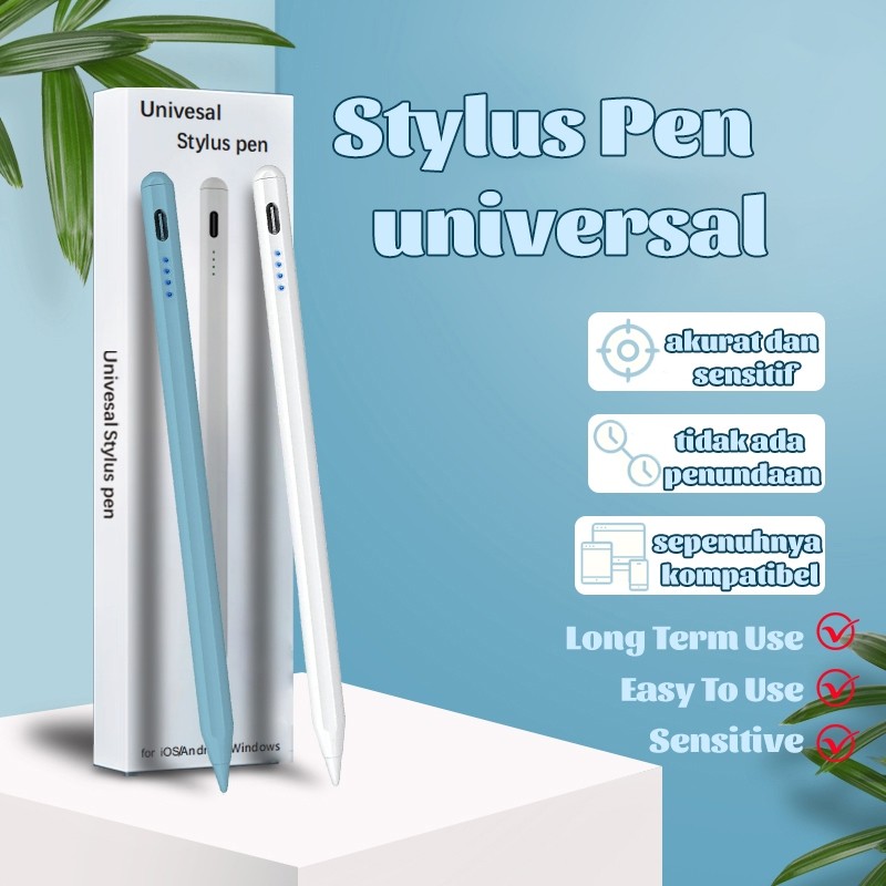 

[COD] Stylus Pen Universal Multifunctional Screen Touch Pen Pencil Active Stylus for Android iOS Tablet Mobile Phone Pena Layar