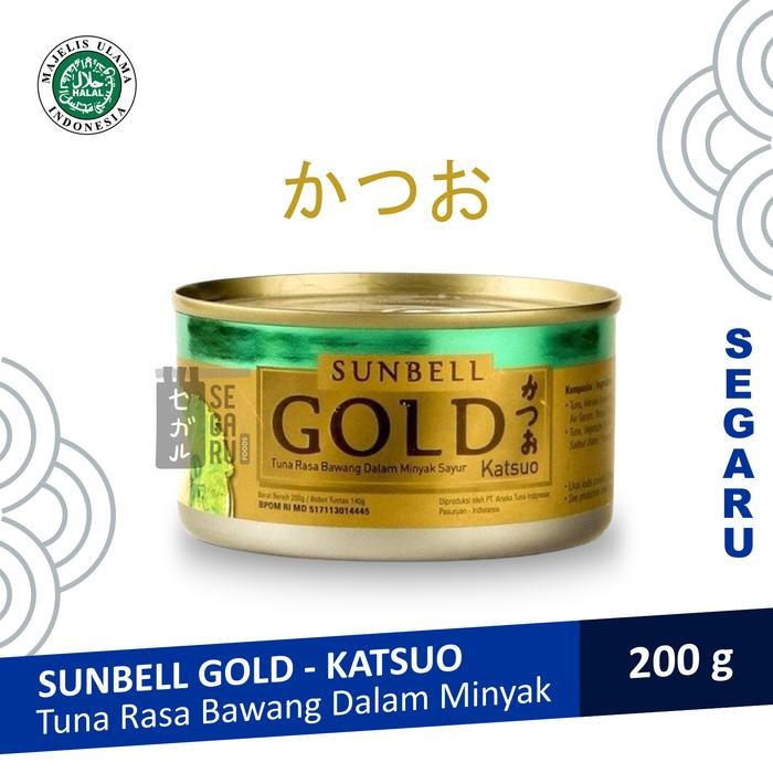 

[TERLARIS] SUNBELL Gold Tuna Kaleng Katsuo / Maguro 200 gr - KATSUO[TERLARIS ]