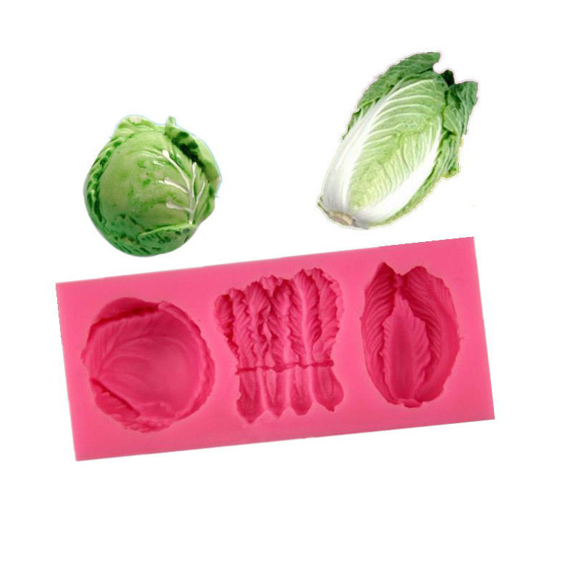 

Cake Decorating Tools Vegetable Fruits Cabbage Folded Sugar Cake Mold Dessert Decoration Handmade Chocolate Diy Bakeware
