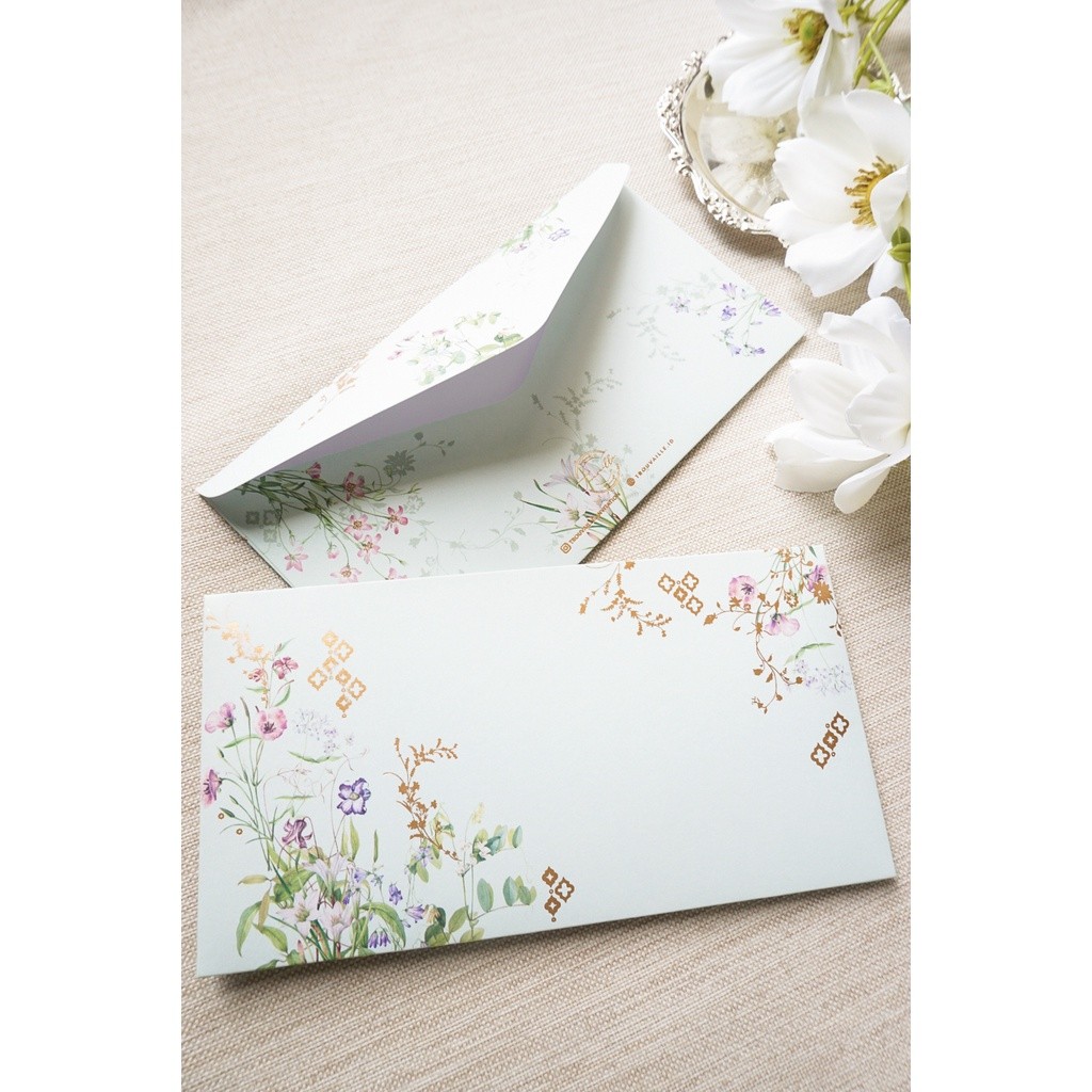 

Angpau Premium Full Flowers Jasmine Paper isi 10 Pcs / Amplop Uang Premium Untuk All Occasion