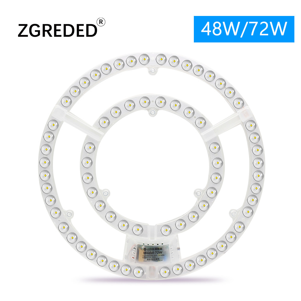 Led Panel 220V Ceiling Light Replacement Led Module 72W Round Circle Light Panel Board 6000K/4000K M