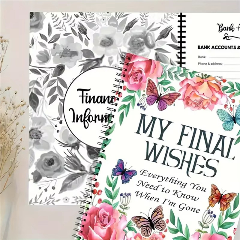 

A69emy Final Wishes Planner: Everything You Need To Know When I'm Gone End Of Life Planner, Checklists & Organizer