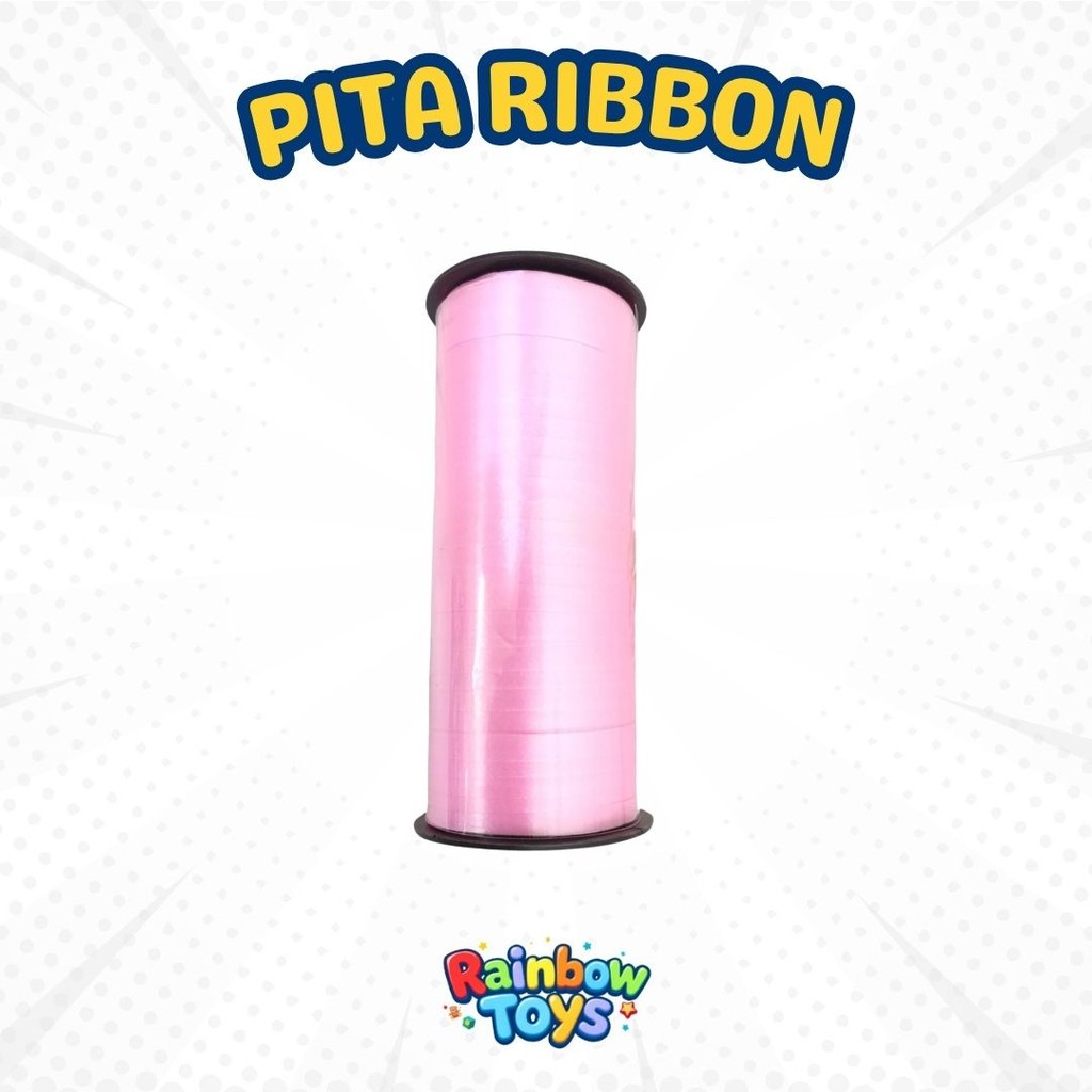 

Pita Ribbon Pink 90 Meter Mainan Aksesoris Anak
