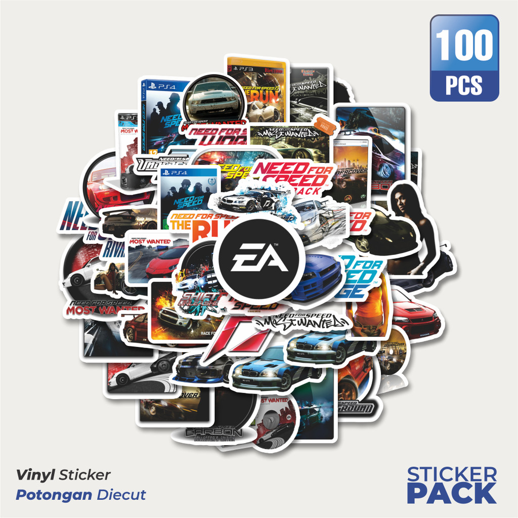 

Stiker Vinyl Stiker Game Series Need For Speed Universe Character Mix 2 Waterproof Aesthetic- Untuk Laptop, Motor, dan Helm - Paper Stationery Pack