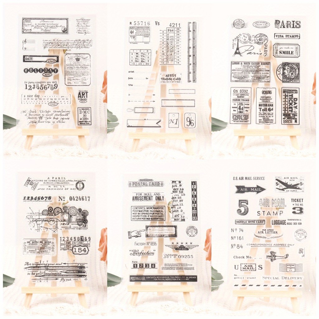 

1pc Number Text Musical Notes Clear Silicone Stamp for Painting Tool Photo Album Paper Card Diy Craft Scrapbook Diary Decoration