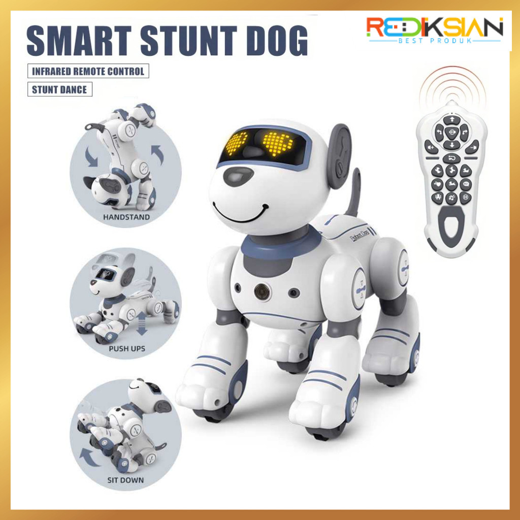 Mainan Anak Robot Anjing Pintar Berbicara Menari Dengan Remote | Mainan Robot Anjing Remot