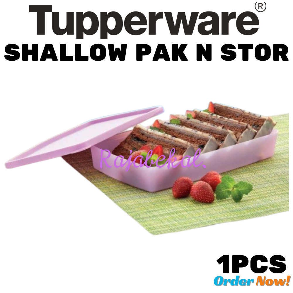 [BIG SALE] Promo Tupperware Shallow Pak n Stor Tempat Penyimpanan