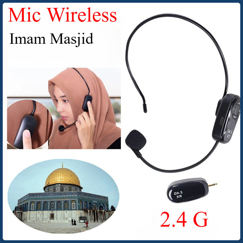 MIC BANDO WIRELESS MURAH Untuk Imam Masjid, Tour Guide & Guru