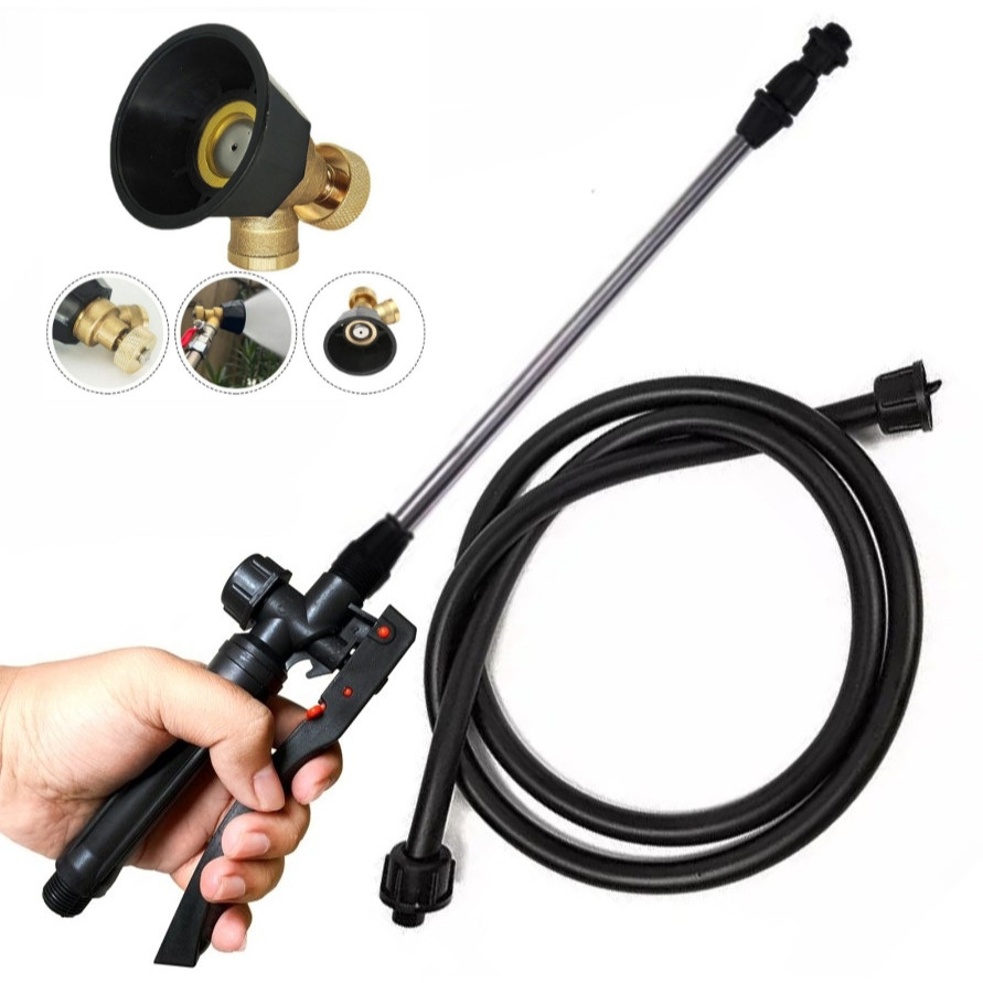 Paket semprotan lengkap alat semprot sprayer elektrik oertanian nozzle vortex kuningan