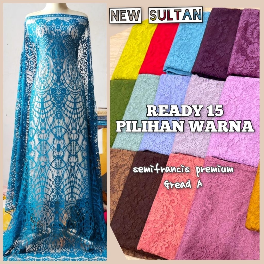 kain brokat semi prancis premium kain kebaya bali