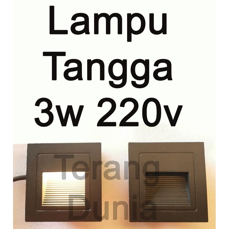 PROMO!Lampu Tanam Tangga LED 3w Lampu Tangga Lampu Steplight Lampu DindingREADY