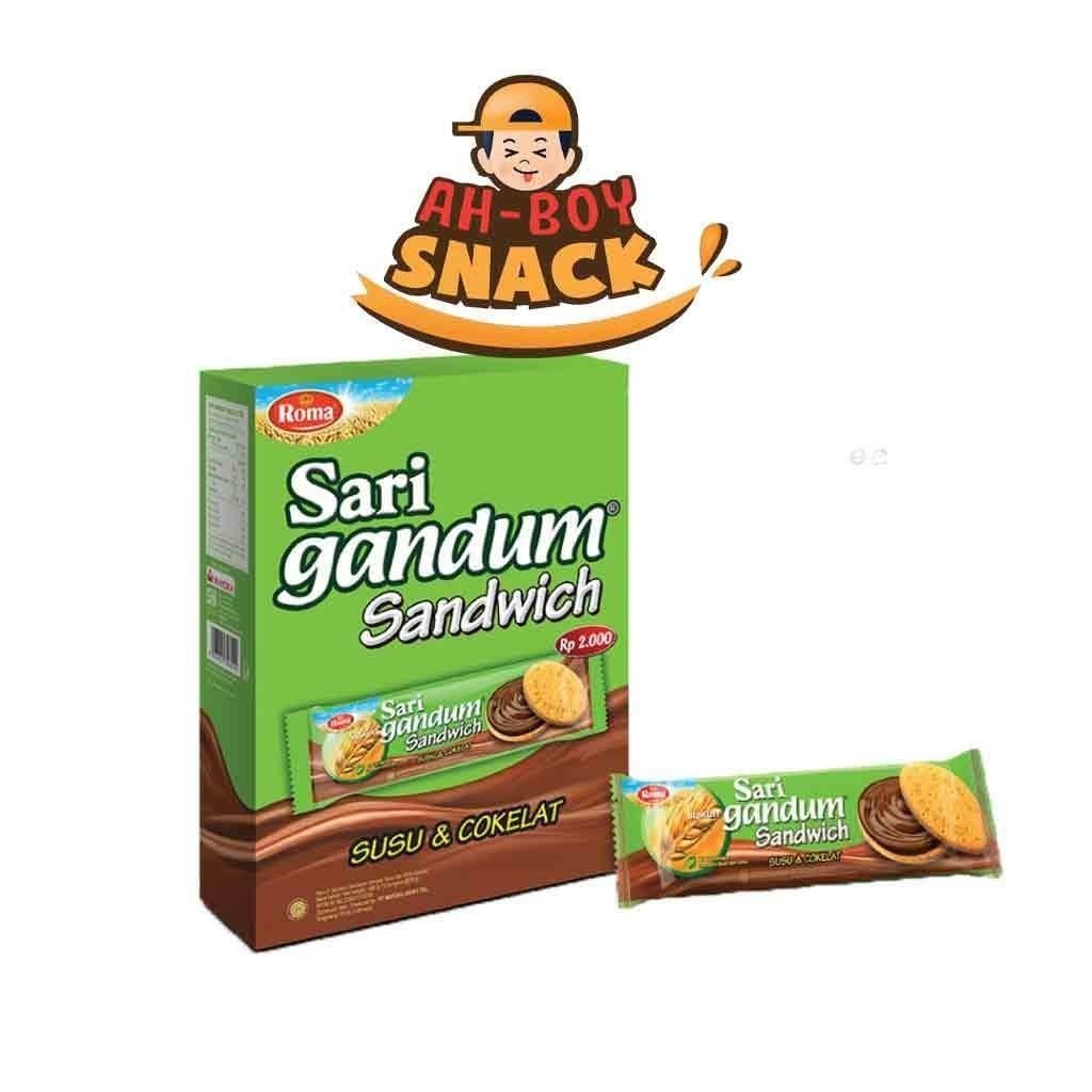 

ROMA SARI GANDUM BOX ECER 2000 (ISI 12 SACHET X 27 GRAM) 324 GRAM ECER 2000