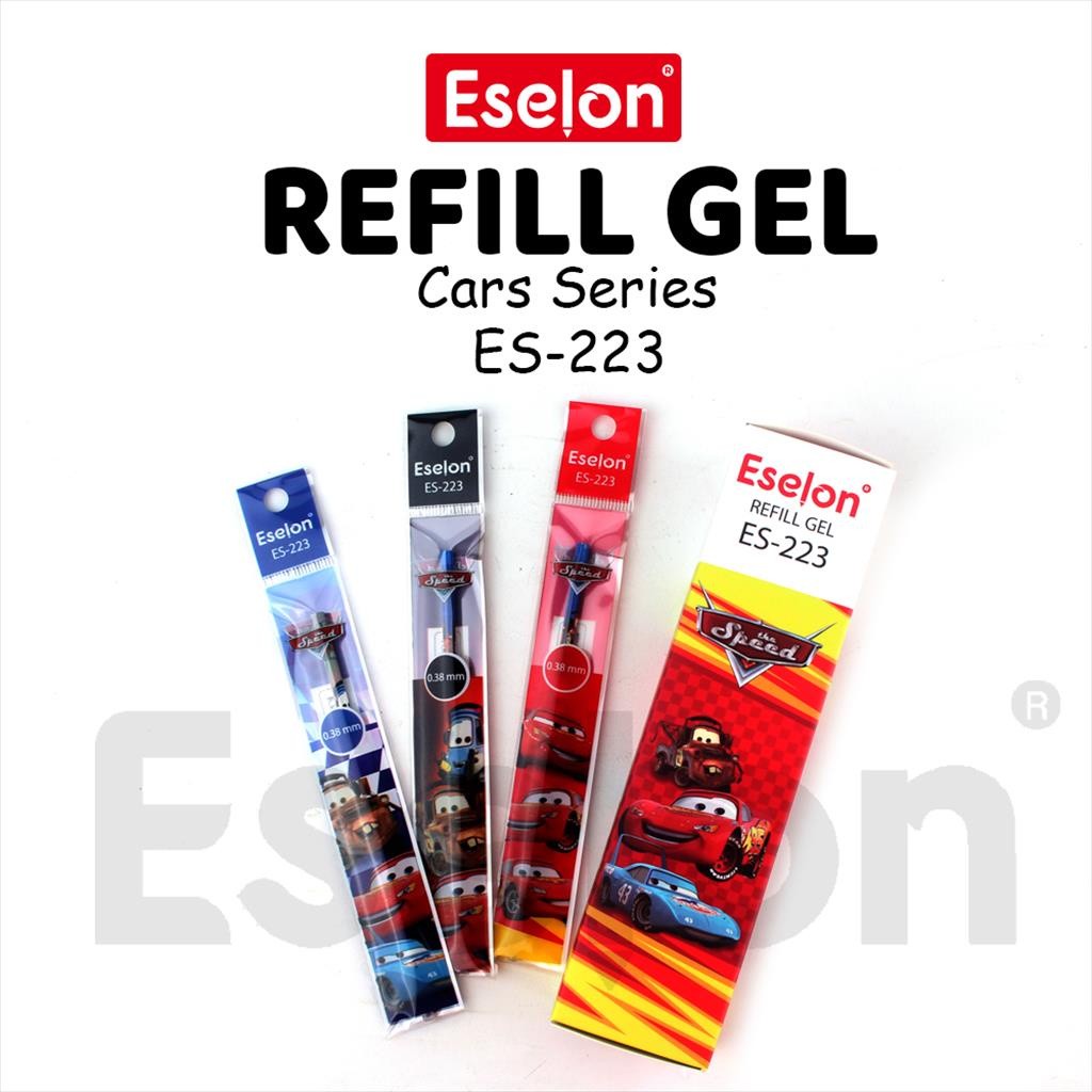 

❤️️20pcs Refill Pulpen Gel CARS Eselon 223 / 1pack Refill Pulpen Gel❤️️