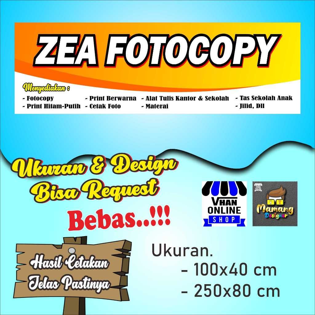 Backdrop Spanduk, Banner, Mmt Fotocopy, Toko ATK Model Nyamping