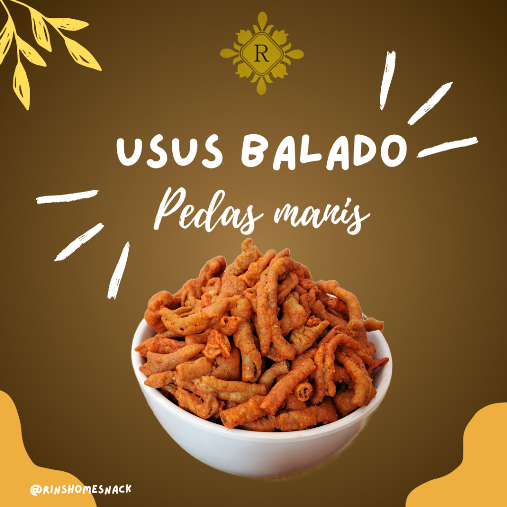

Kripik Usus balado pedas manis 500gr