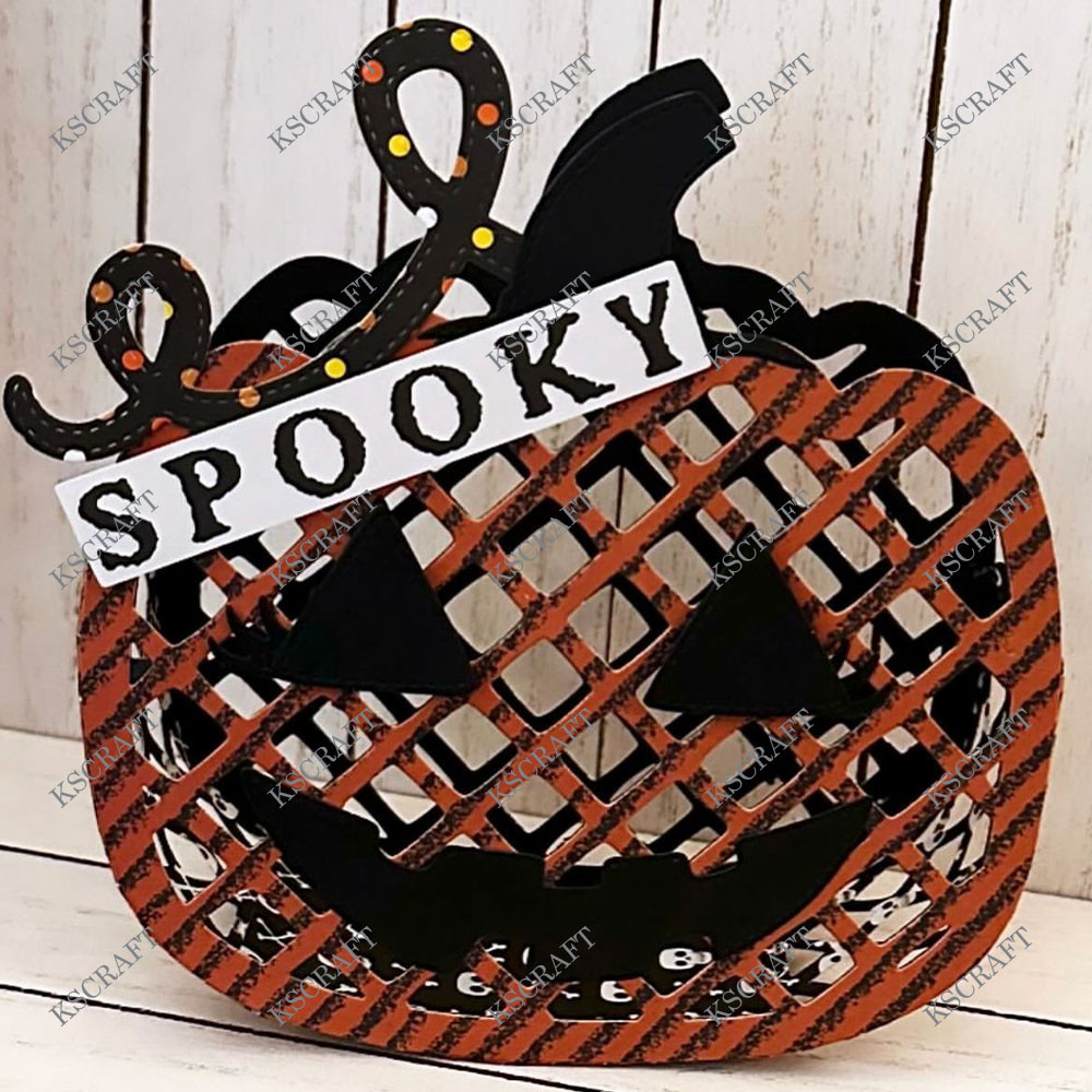 

KSCRAFT Pumpkin Jelly Tote Cutting Dies Stencils for DIY Scrapbooking Decorative Embossing DIY Paper Cards