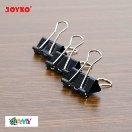 

(1KOTAK ISI 12PCS) JOYKO BINDER CLIP 107 12PC AMY STASIONARY