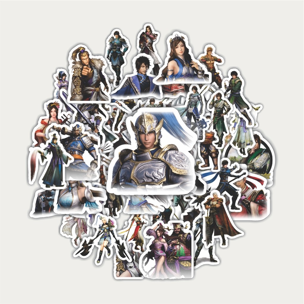 

Sticker Pack Stiker Gamae Series Dynasty Warriors Character Mix 1 | Sticker TUMBLR | Stiker LAPTOP KOPER HELM