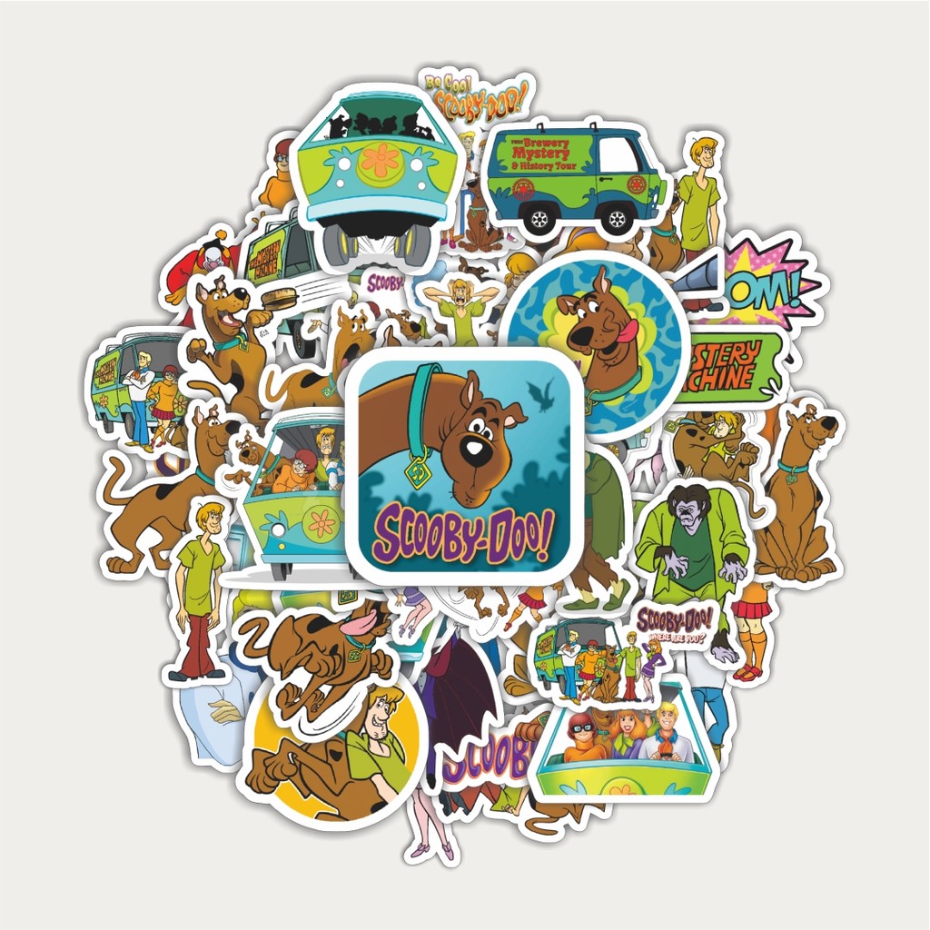 

Sticker Pack Stiker Warner Bros Series Scooby Doo | Sticker TUMBLR | Stiker LAPTOP KOPER HELM
