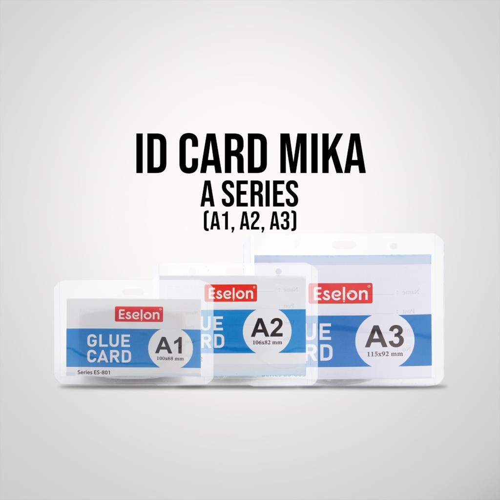 

♚20pcs ID Card Mika A series Eselon / 1pack Name Tag♚