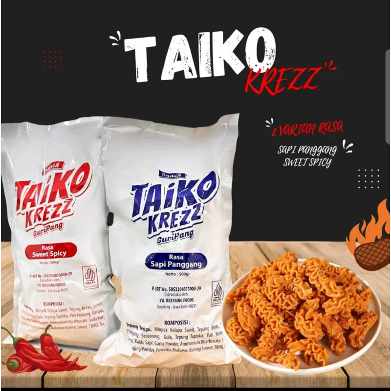 

Snack taiko krezz guripang, guripang taiko krezz 500gr hampers parcel lebaran idul fitri / makanan ringan lebaran