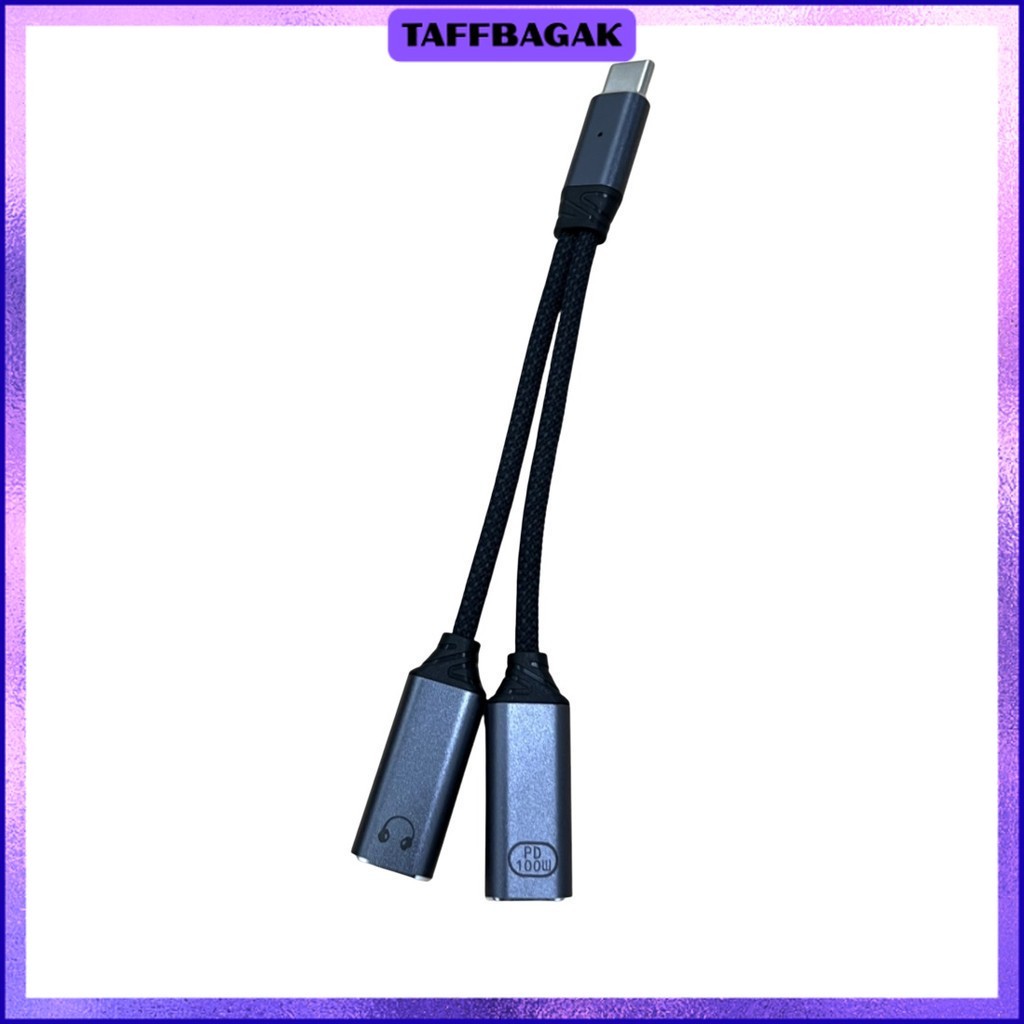 Kabel OTG 2in1 USB Type C Male to Lightning Type C Charging - DG21