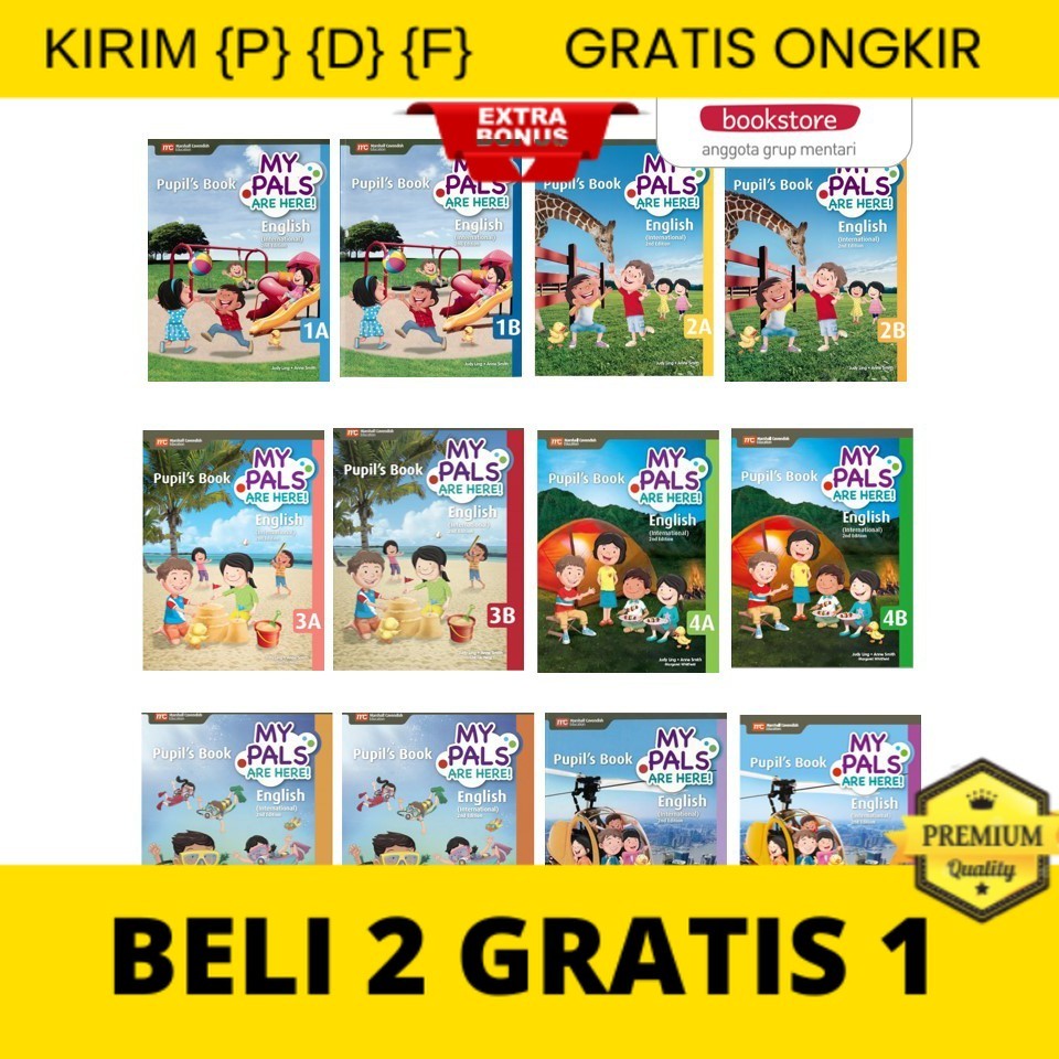 

{P} {D} {F} My Pals Are Here English International Pupils Book 2nd Edition | Buku Pelajaran Inggris SD