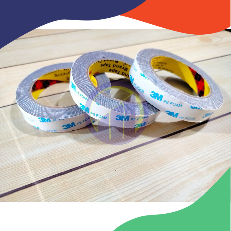 

(PCS) DOUBLE FOAM / DOUBLE TAPE BUSA 3M 1INCI (MIN. ORDER 12PCS)