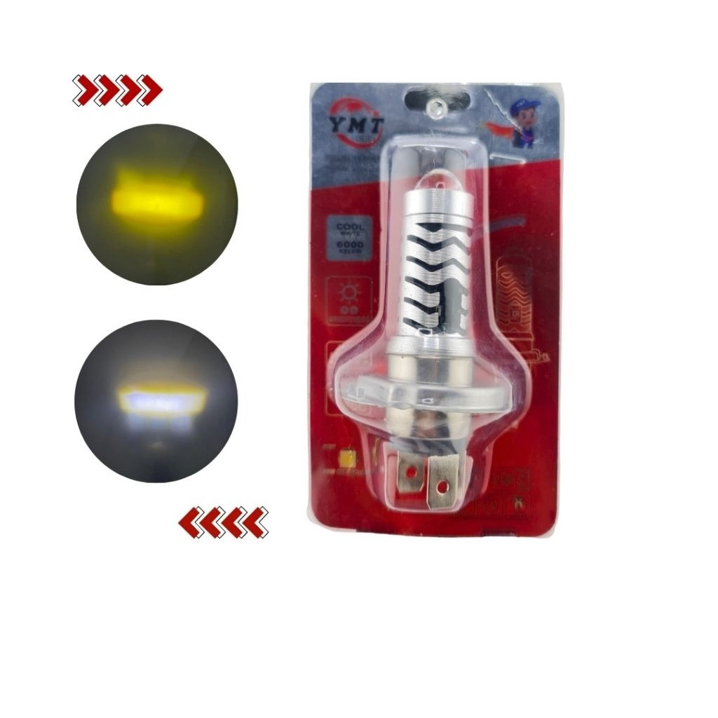 BOHLAM DOP DEPAN LED H4 LASER YAMAMOTO - Lampu depan Dop LED H4 Laser YAMAMOTO