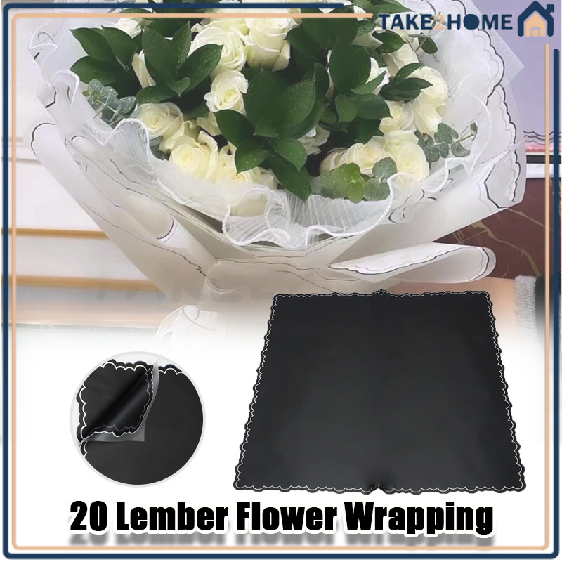 

20 Lember Flower Wrapping Paper Varian List/Bunga Cellophane Florist/Bunga Cellophane