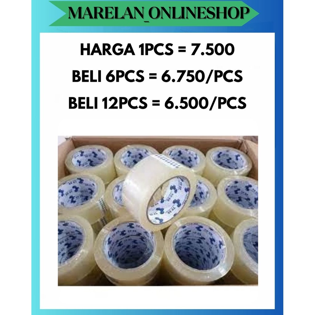 

MOS LAKBAN SELOTIP ISOLASI BENING / COKLAT TP88 MPI HOKITAPE 90 YARD 45MM BAGUS DAN TEBAL