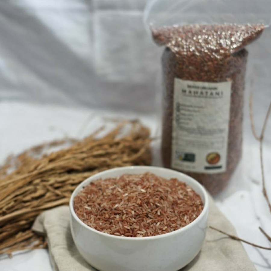 

Beras Merah Sosoh Organik Swaratani 1kg - Beras Merah Pecah Kulit