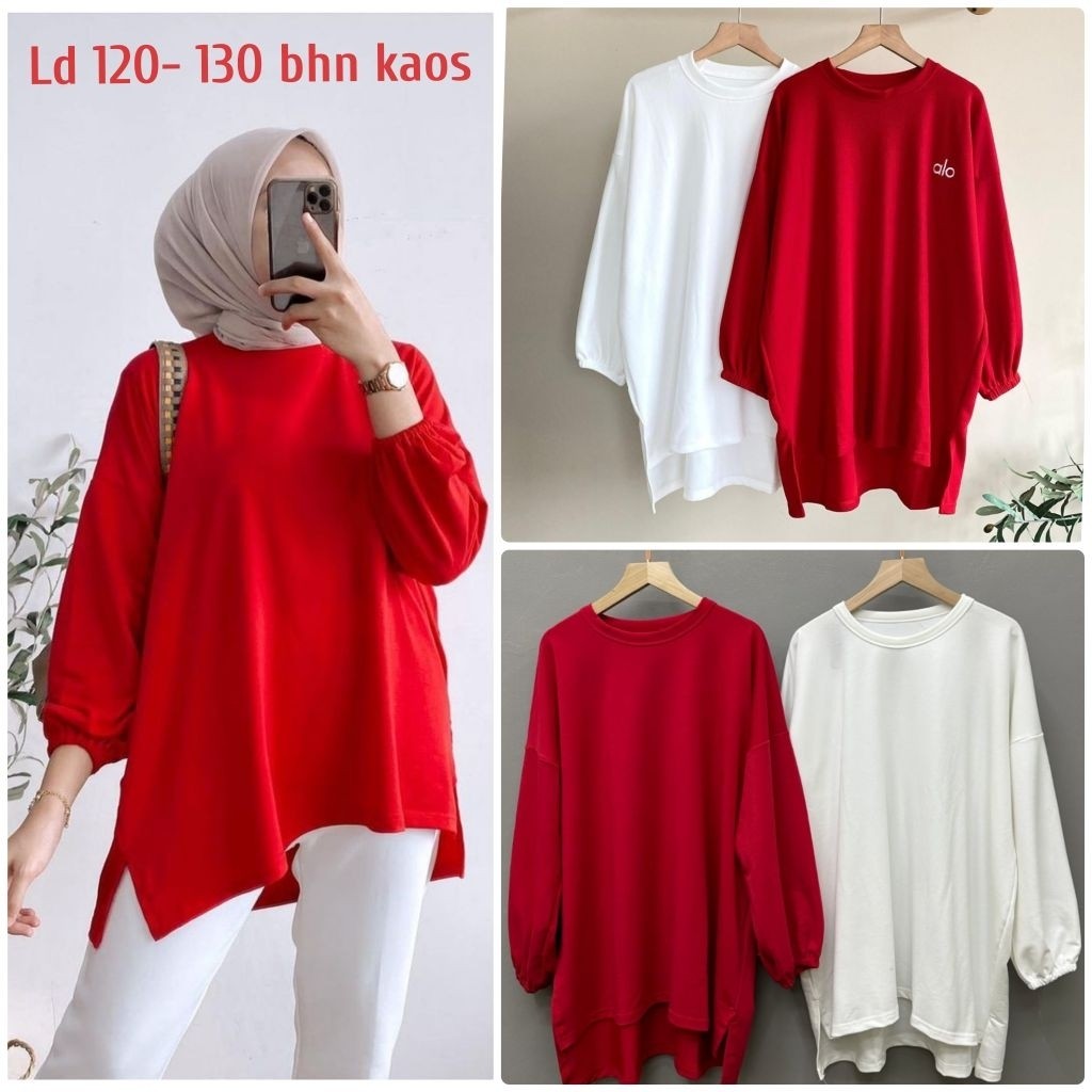 SERESHOP ATASAN KAOS MERAH PUTIH JUMBO