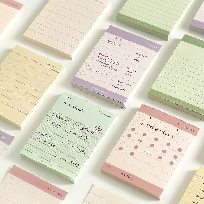 

6packs/Lot Notes on Ordinary Life series retro paper message paper memo pad