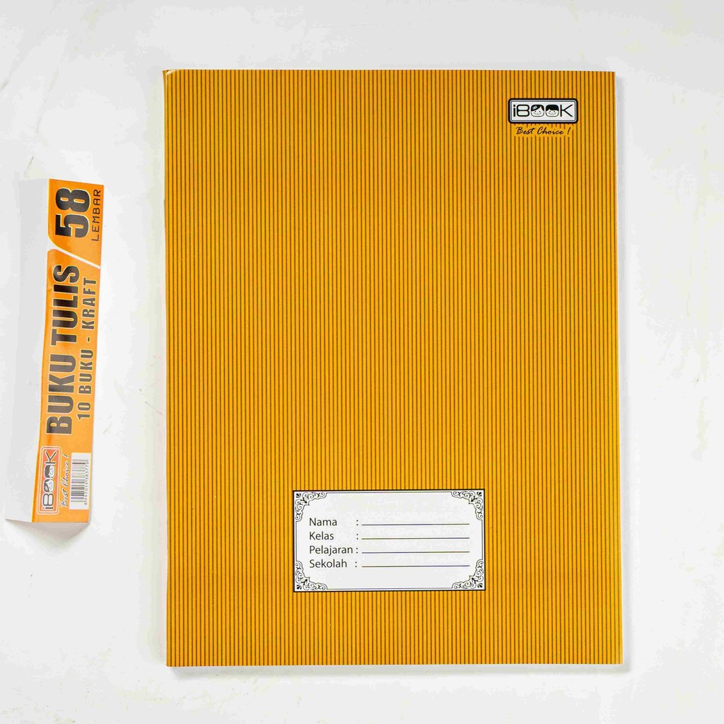 

Buku Tulis iBook isi 58Lbr Cover Kraft / Coklat @ 10 Pcs