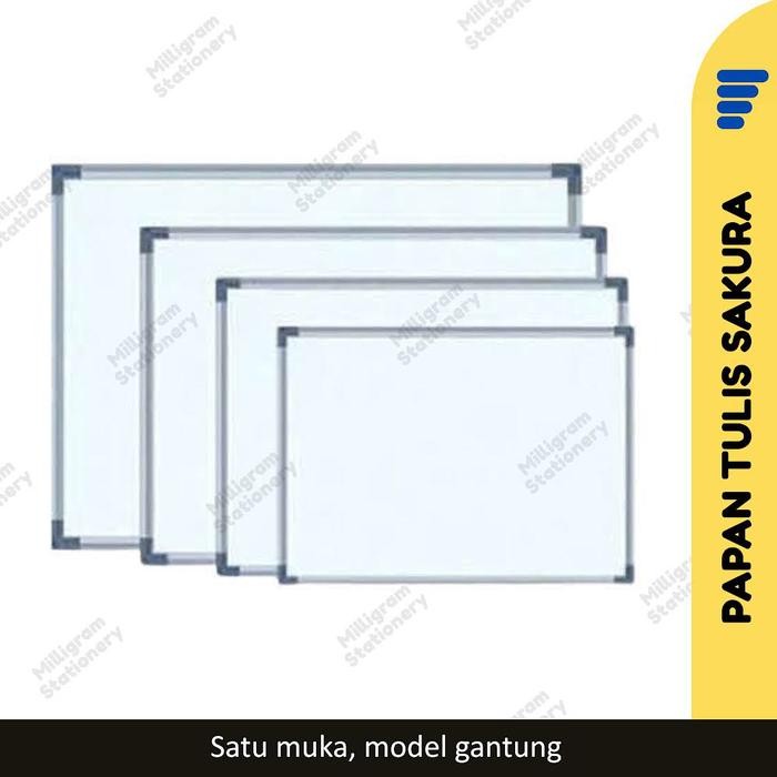 

Papan Tulis Putih Gantung Sakura/ Whiteboard - 30 x 40 cm