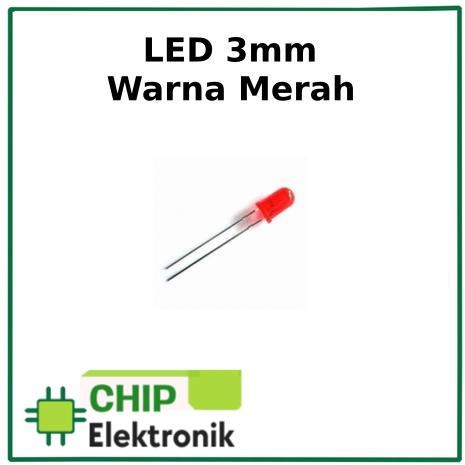 LED 3mm kecil warna merah