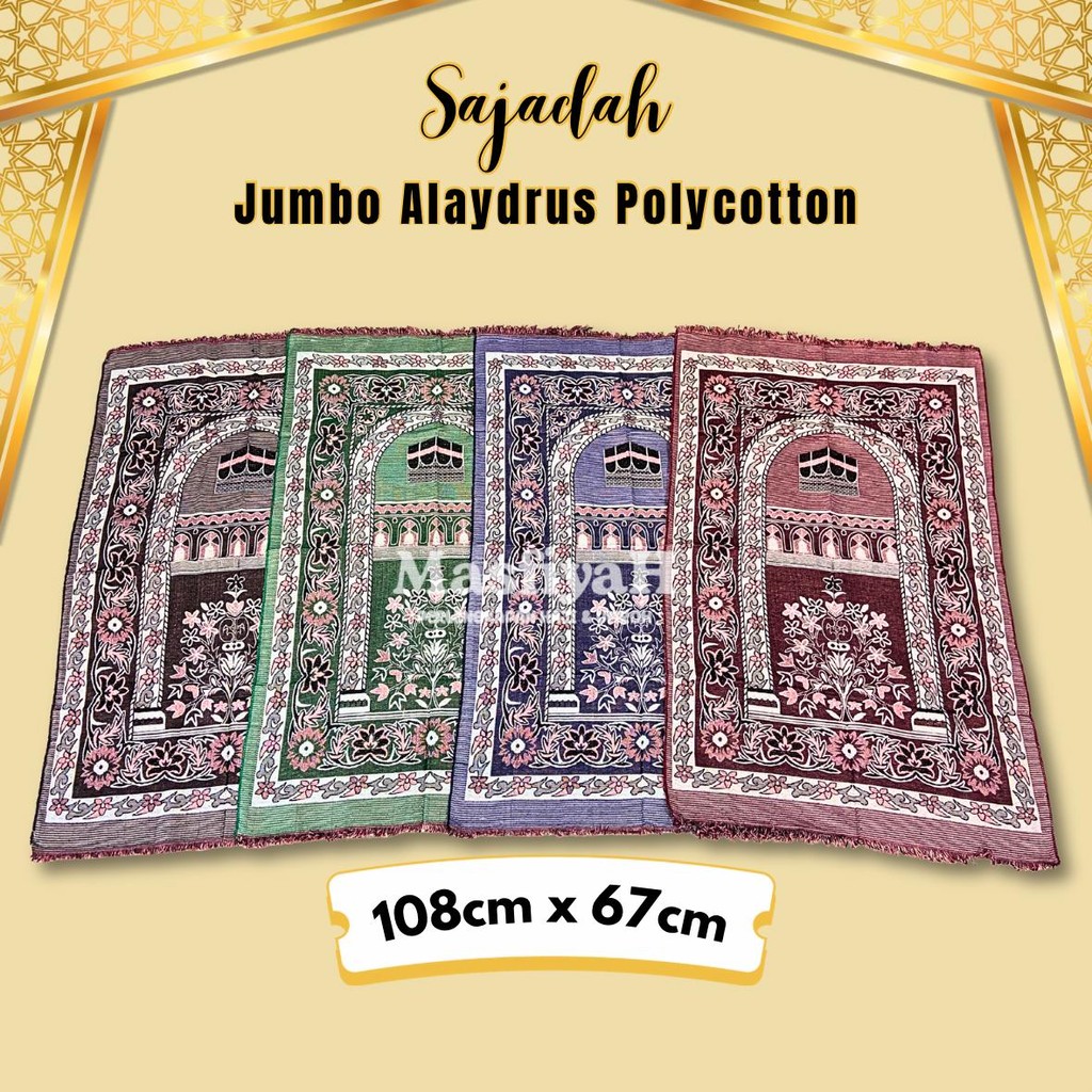 Diskon SAJADAH JUMBO ALAYDRUS POLYCOTTON SAJADAH TRAVEL SAJADAH LIPAT SAJADAH TRAVEL SIZE SAJADAH TR