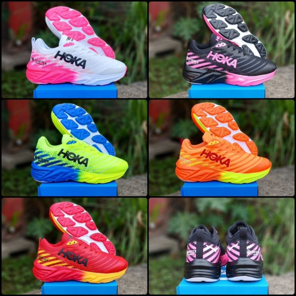 FHIRMAN.CO SEPATU H0KA M4CH 5 G0RETEX WANITA PRIA TERBARU TERLARIS | Sneakers Kets Running Sport Cow