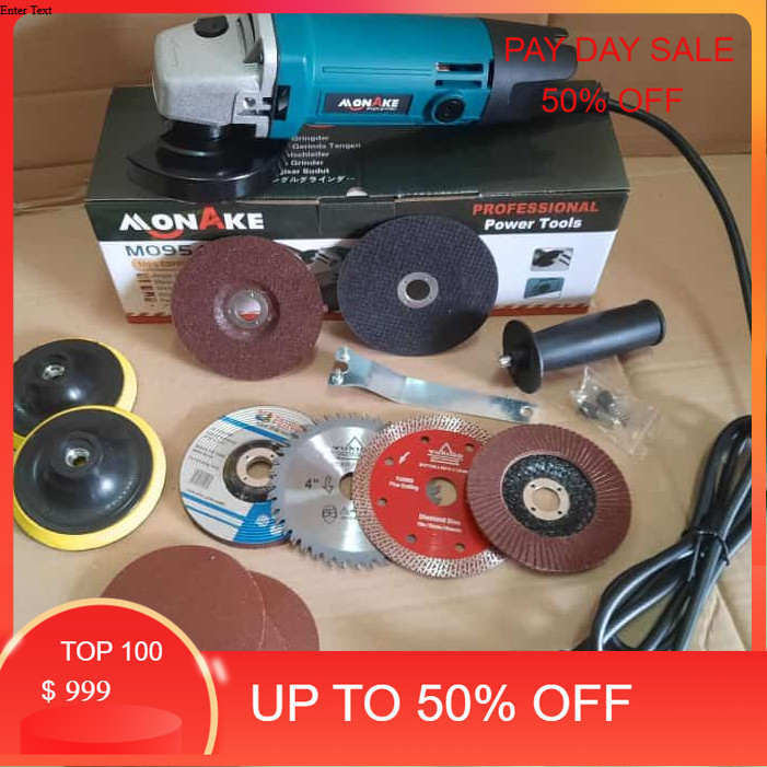 COD CEK DULU MONAKE MESIN GURINDA + FULL MATA KERAMIK MAKITA POLES DAN POTONG BESI MESIN GURINDA GER