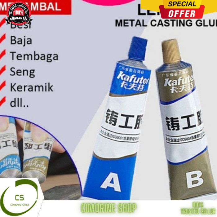 Durasteel lem super kuat penambal besi steel metal anti bocor