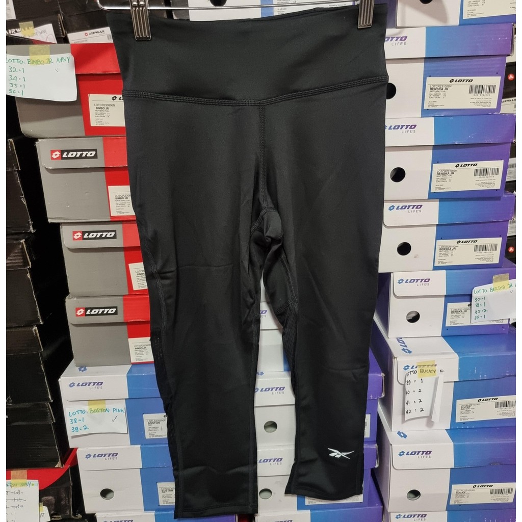 ORIGINAL SALE 70% CELANA REEBOK LEGGING RE 3/4 TIGHT FJ3973 BLACK WOMEN