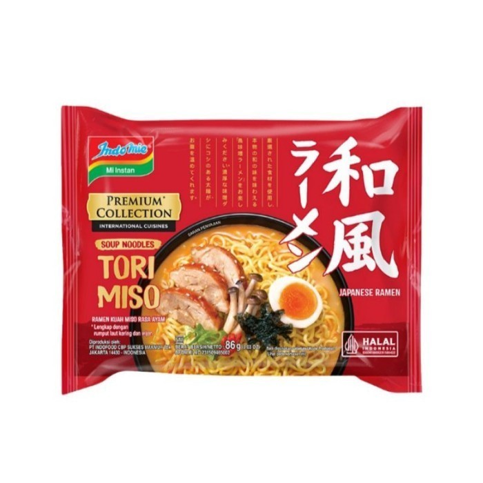 

Indomie Prem Tori Miso Ramen